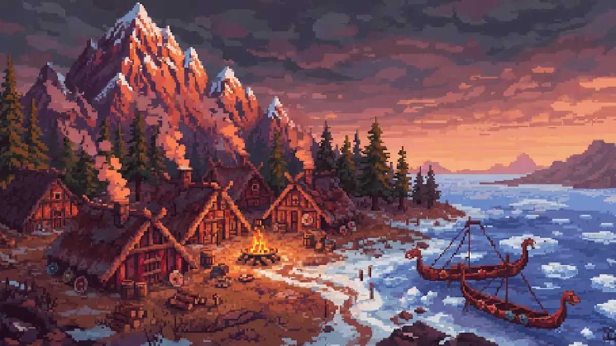 Viking village environment